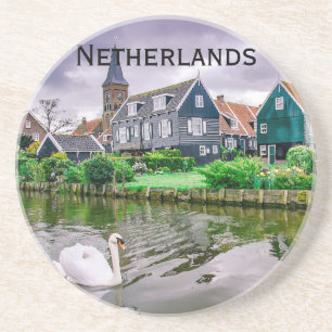 Dutch Village Marken in Netherlands Coaster