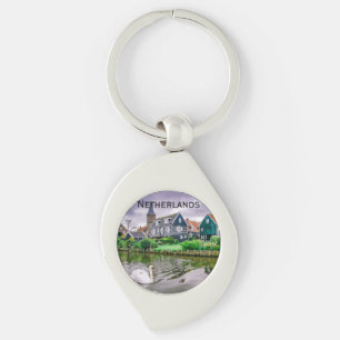 Dutch Village Marken in Netherlands Key Ring