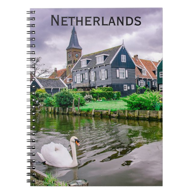 Dutch Village Marken in Netherlands Notebook (Front)