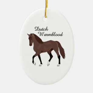 DUTCH WARMBLOOD CERAMIC ORNAMENT