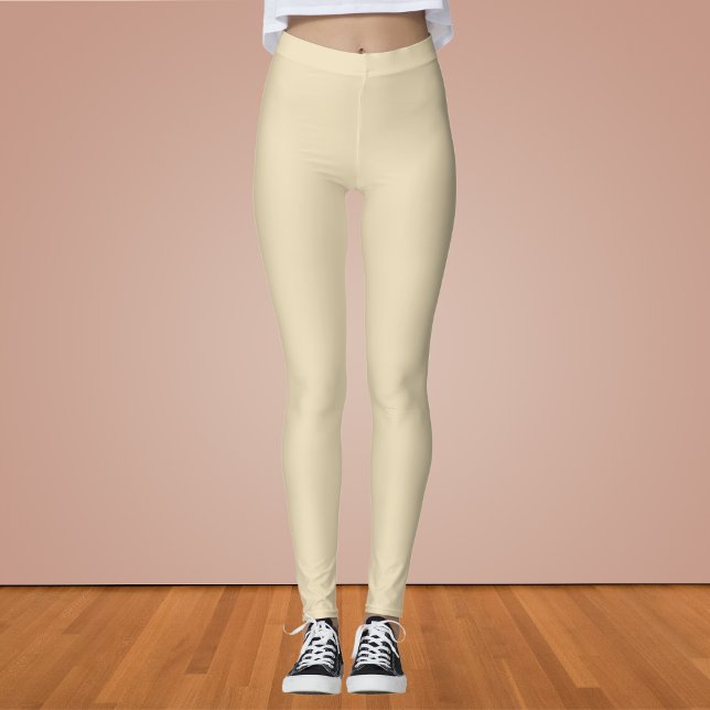 Dutch White Solid Colour Leggings (Creator Uploaded)