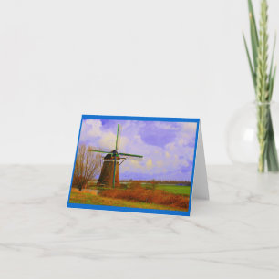 Dutch Windmill Card