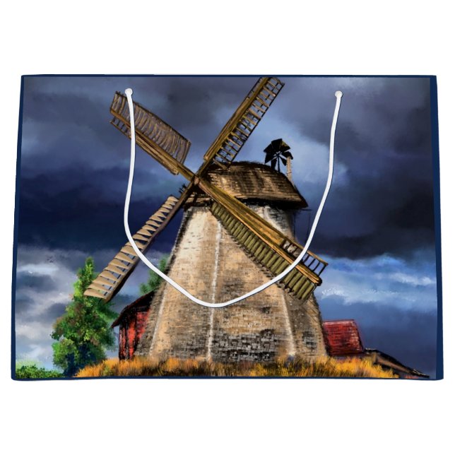 Dutch Windmill Gift Bag (Front)