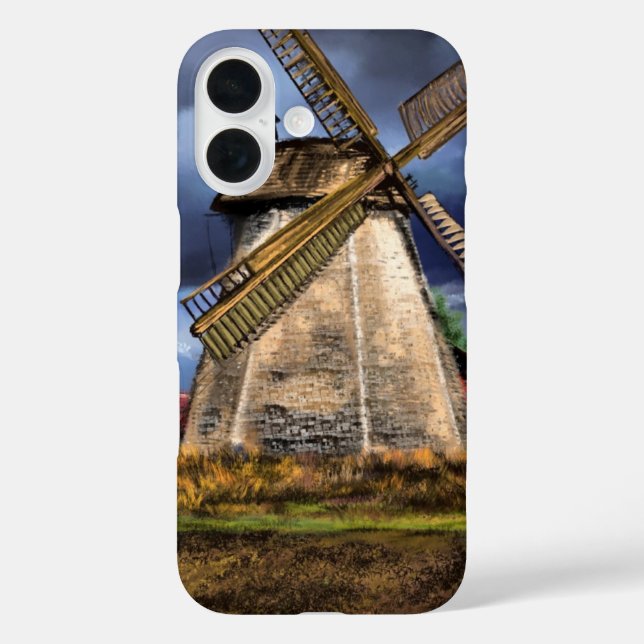 Dutch Windmill iPhone Case (Back)