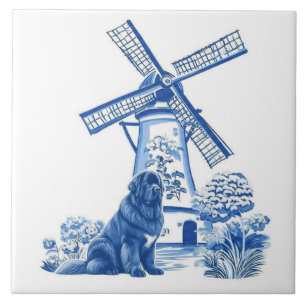 Dutch Windmill Newfoundland Ceramic Tile