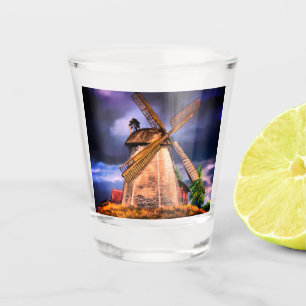 Dutch Windmill Shot Glass