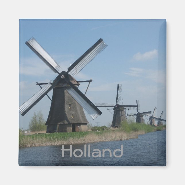 Dutch windmills magnet (Front)