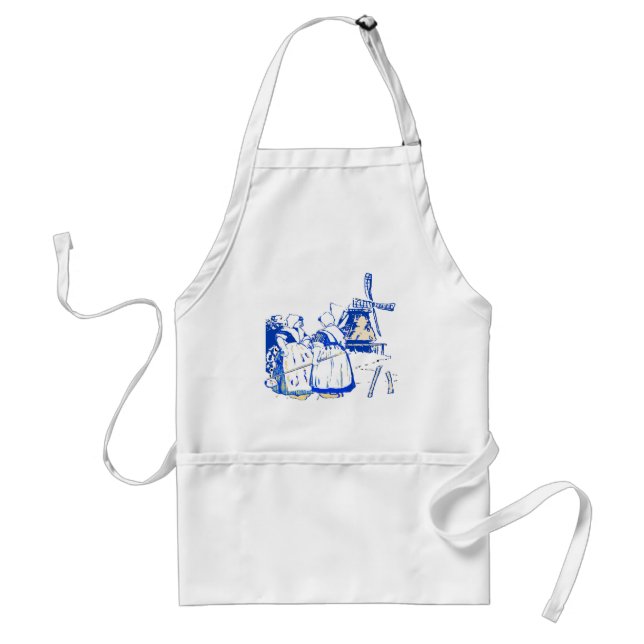 Dutch Women At Windmill Standard Apron (Front)