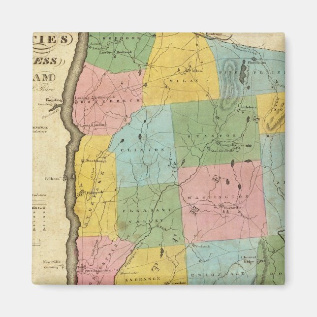 Dutchess, Putnam counties Magnet (Front)