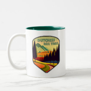 Dutchess Rail Trail Colours Two-Tone Coffee Mug