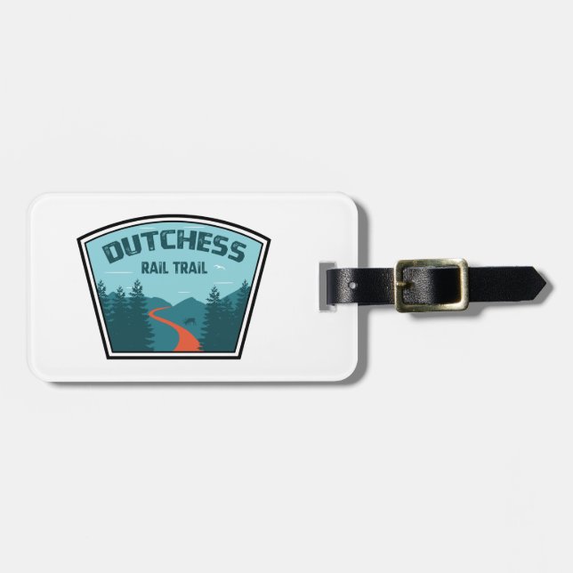 Dutchess Rail Trail Luggage Tag (Front Horizontal)