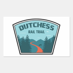 Dutchess Rail Trail Rectangular Sticker