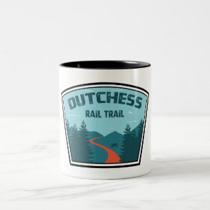 Dutchess Rail Trail Two-Tone Coffee Mug