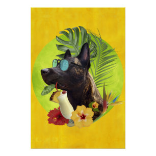 Dutchie Tropical Summer Vibes Poster