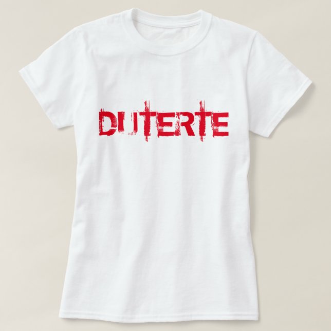 DUTERTE SHIRT (Design Front)