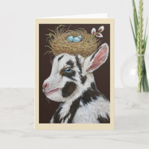 Dutton the baby goat card