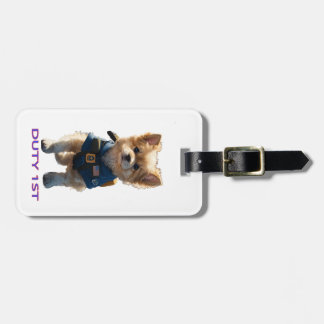 Duty Dog Emblem Luggage Tag