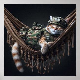 Duty, Honour, Nap Time: Join the Meow-litary! Poster