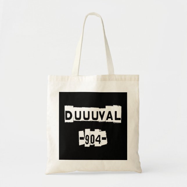DUUUVAL 904 Jacksonville Florida Peferct Jax Pullo Tote Bag (Front)