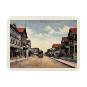 Duval Street, Key West, Florida Vintage  Magnet