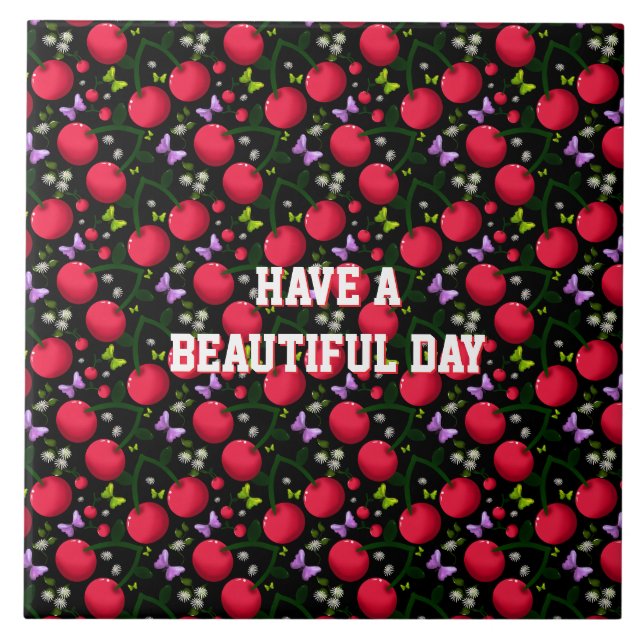 Duvet Cover Ceramic Tile (Front)