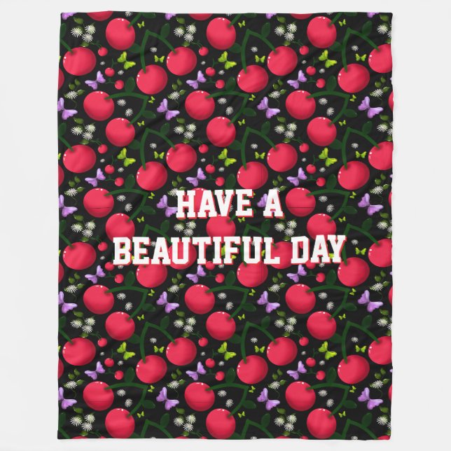 Duvet Cover Fleece Blanket (Front)