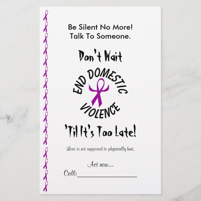 DVA Ribbon (humanised) Flyer (Front)