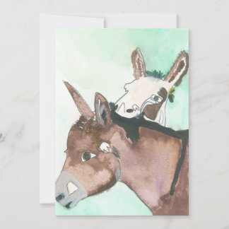 D'Vine Donkeys Holiday Card