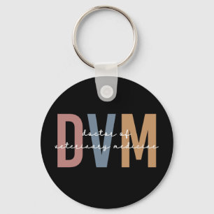 DVM Doctor of Veterinary Medicine Gifts Key Ring