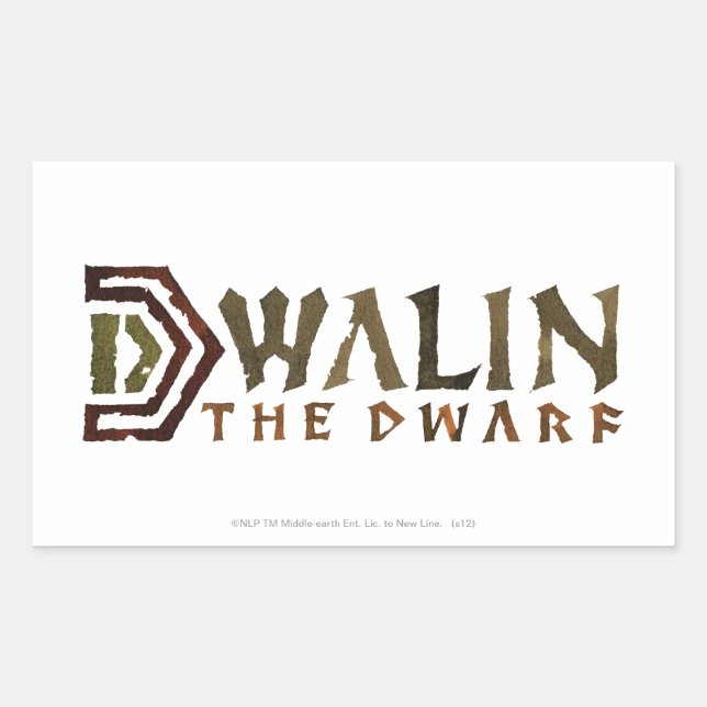Dwalin Name Rectangular Sticker (Front)