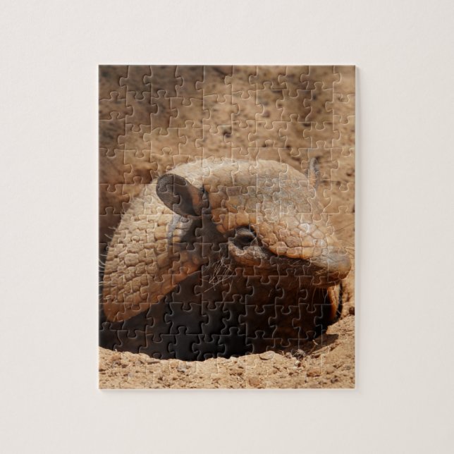 Dwarf Armadillo Saying Hello Jigsaw Puzzle (Vertical)