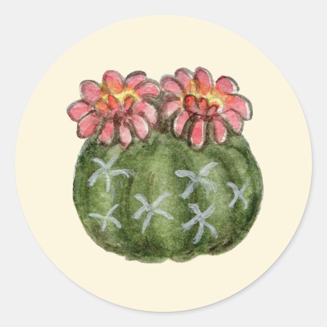 Dwarf Chin cactus sticker (Front)