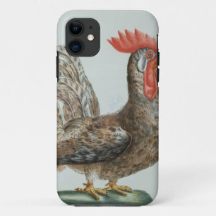 Dwarf Cockerel, c.1767-76 (hand coloured engraving iPhone 11 Case