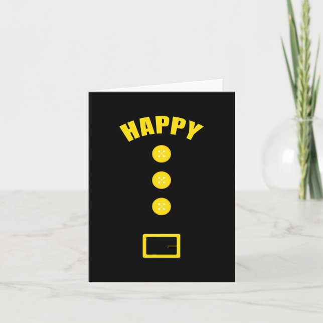 Dwarf Costume  - Fun Halloween Gift Idea - Happy  Card (Front)