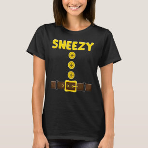 Dwarf Easy Halloween Costume Matching Group Couple T-Shirt