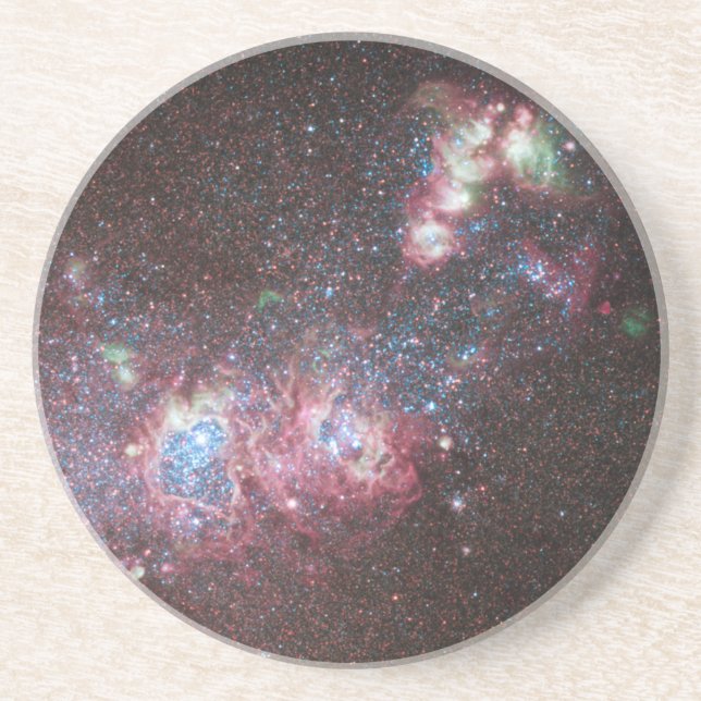 Dwarf Galaxy NGC 4214 Coaster (Front)