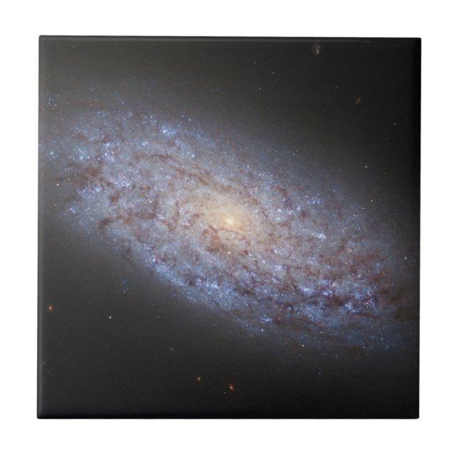 Dwarf Galaxy Ngc 5949. Ceramic Tile (Front)