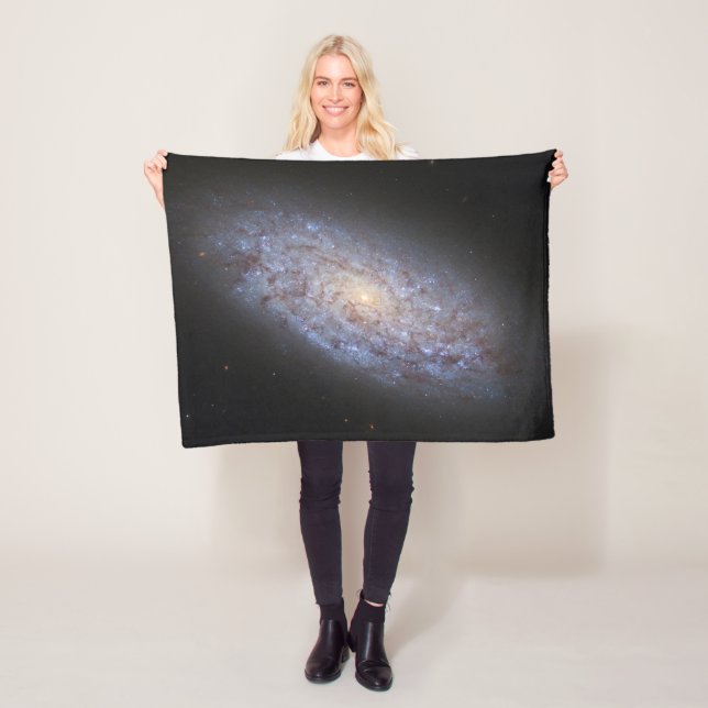 Dwarf Galaxy Ngc 5949. Fleece Blanket (In Situ)