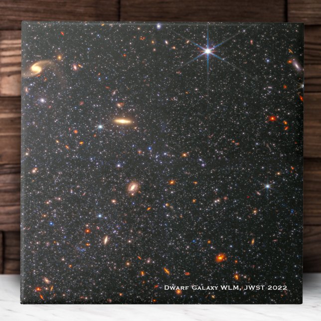 Dwarf Galaxy WLM James Webb Space Telescope Hi-Res Ceramic Tile (Creator Uploaded)