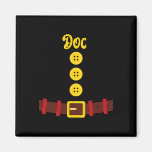 Dwarf Halloween Group Colour Dwarf Costume Family Magnet