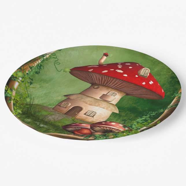 Dwarf Land Paper Plate (Angled)