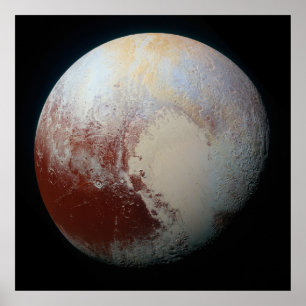 Dwarf Planet Pluto Poster