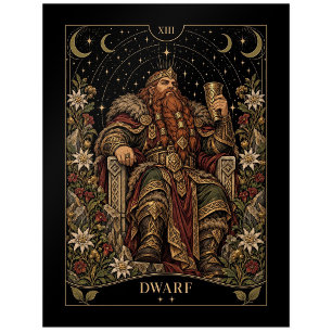 Dwarf, Starlit Tarot Art Postcard