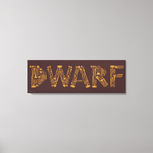 Dwarf Weapons Collage Canvas Print