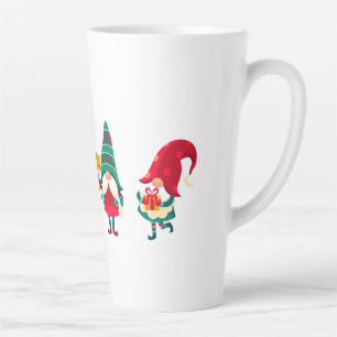 Dwarfs wish you Merry Christmas Latte Mug