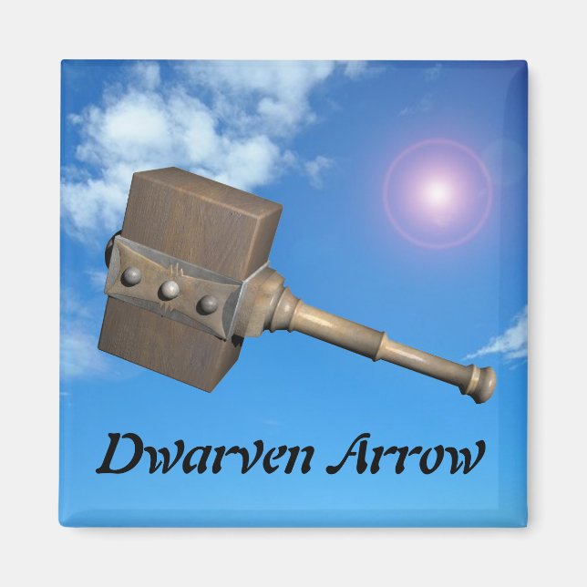 Dwarven Arrow Magnet (Front)