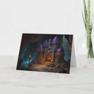 Dwarven Castle of the Blacksmith's Forge Holiday Card