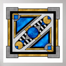 Dwarven Chest - Art Deco Fantasty Abstract