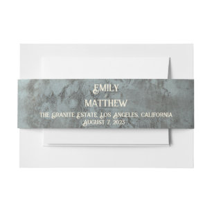Dwarven Splendour Fantasy Wedding  Invitation Belly Band