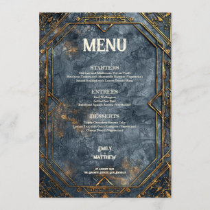 Dwarven Splendour Fantasy Wedding Menu